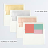 "Colorful Blocks" - Retired Holiday Cards in Festive by Kampai Designs - Envelope Liners