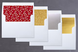 "Delicate Salutation" - Retired Holiday Cards in Snowman by Erin Hodges - Envelope Liners
