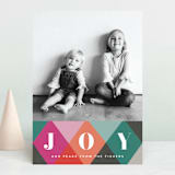 "Argyle" - Retired Holiday Cards in Berry by Karidy Walker - Front