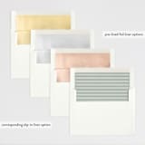 "Joyful Holidays" - Retired Holiday Cards in Seafoam by Hudson meet Rose - Envelope Liners