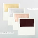 "Merry Grafik" - Retired Holiday Cards in Garnet by Jennifer Lew - Envelope Liners