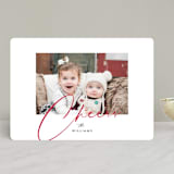 "a merry baby in red" - Retired Holiday Cards in Holly Berry by Benita Crandall - Front