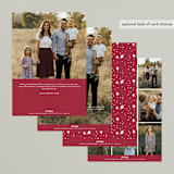 "Never mind" - Retired Holiday Cards in Berry by Hudson meet Rose - Back of Card