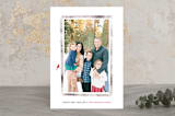 "Birch Frame" - Retired Holiday Cards in Red by Ellis - Front