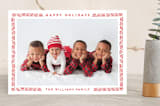 "Happiest Frame" - Retired Holiday Cards in Ruby by Julie Murray - Front