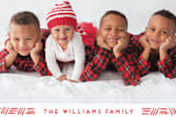 "Happiest Frame" - Retired Holiday Cards in Ruby by Julie Murray - Close-Up