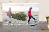 "Oh Happy Day" - Retired Holiday Cards in Icing by Design Lotus - Front