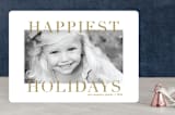 "Engraved" - Retired Holiday Cards in Golden by Lauren Chism - Front
