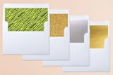 "tree merry" - Retired Holiday Cards in Lime by Rebecca Bowen - Envelope Liners