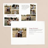 "Enclosed" - Retired Holiday Cards in Linen by Rochelle Renee - Interior Options