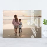 "Side of Joy" - Retired Holiday Cards in Linen by Erin Deegan - Front