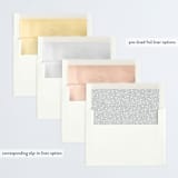 "Side of Joy" - Retired Holiday Cards in Linen by Erin Deegan - Envelope Liners