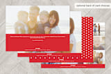 "Joyfully Jotted" - Retired Holiday Cards in Poppy by Design Lotus - Back of Card