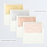 "Happy Type" - Retired Holiday Cards in Earth by ASQ Studio - Envelope Liners