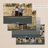 "Season's postcard" - Retired Holiday Cards in Snow by Ana de Sousa - Back of Card