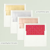 "It's a Wrap" - Retired Holiday Cards in Bright Berry by Kristie Kern - Envelope Liners