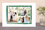 "Paint Splash Frame" - Retired Holiday Cards in Evergreen by Itsy Belle Studio - Front