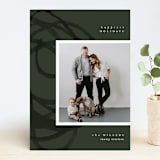 "Organic Holiday" - Retired Holiday Cards in Evergreen by Pixel and Hank - Front