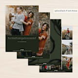 "Organic Holiday" - Retired Holiday Cards in Evergreen by Pixel and Hank - Back of Card
