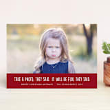 "They Said" - Retired Holiday Cards in Candy Cane by Jackie Crawford - Front