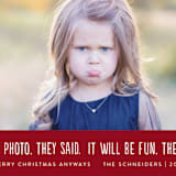 "They Said" - Retired Holiday Cards in Candy Cane by Jackie Crawford - Close-Up