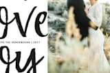 "HolidayXL Script" - Retired Holiday Cards in Noir by chica design - Close-Up