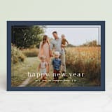 "Framed" - Retired Holiday Cards in Sapphire by Lauren Chism - Front