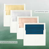 "Fa la la la la" - Retired Holiday Cards in Navy by Kerry Doyle - Envelope Liners