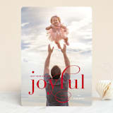 "Joyful Days" - Retired Holiday Cards in Garnet by Kimberly FitzSimons - Front