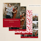 "Joyful Days" - Retired Holiday Cards in Garnet by Kimberly FitzSimons - Back of Card