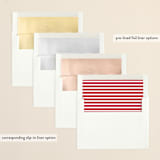 "Joyful Days" - Retired Holiday Cards in Garnet by Kimberly FitzSimons - Envelope Liners