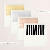 "Mostly Good Santa" - Retired Holiday Cards in Snow by Christie Garcia - Envelope Liners