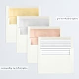 "Crisp Holidays" - Retired Holiday Cards in Navy by Danie Romrell - Envelope Liners