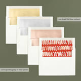 "Joyful Journey" - Retired Holiday Cards in Berry by The Carillos - Envelope Liners