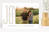 "Sending Joy" - Retired Holiday Cards in Snow by Michelle Taylor - Front