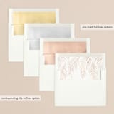 "Vast" - Retired Holiday Cards in Cocoa by Julie Murray - Envelope Liners
