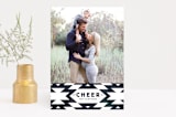 "festive nordic" - Retired Holiday Cards in Navy by Rebecca Durflinger - Front