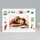 "winter wonderland landscape" - Retired Holiday Cards in Pumpkin by Alexandra Dzh - Front