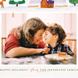 "winter wonderland landscape" - Retired Holiday Cards in Pumpkin by Alexandra Dzh - Close-Up