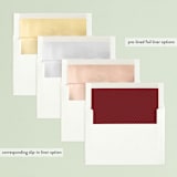 "Merriment squared" - Retired Holiday Cards in Wine by Jessica Ogden - Envelope Liners