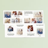 "Wonderful Christmas" - Retired Holiday Cards in Maroon by Jennifer Lew - Interior Options