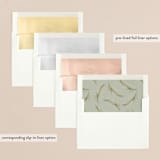 "holiday wisp" - Retired Holiday Cards in Sage by Melinda Denison - Envelope Liners