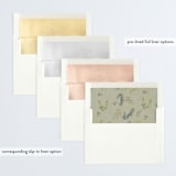 "Natural Foliage" - Retired Holiday Cards in Petal by Itsy Belle Studio - Envelope Liners