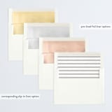 "Happy and bright" - Retired Holiday Cards in Snow by Megan Davis - Envelope Liners