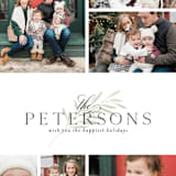 "Six" - Retired Holiday Cards in Sage by Melanie Kosuge - Close-Up