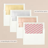 "Chardonnay" - Retired Holiday Cards in Crimson by chocomocacino - Envelope Liners