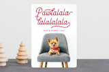 "Pawlala" - Retired Holiday Cards in Holly by Olivia Raufman - Front