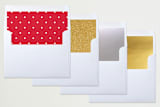 "Pawlala" - Retired Holiday Cards in Holly by Olivia Raufman - Envelope Liners