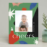 "Cut Tree" - Retired Holiday Cards in Pine by Amy Kross - Front