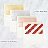 "Three things" - Retired Holiday Cards in Rouge by Bethan - Envelope Liners